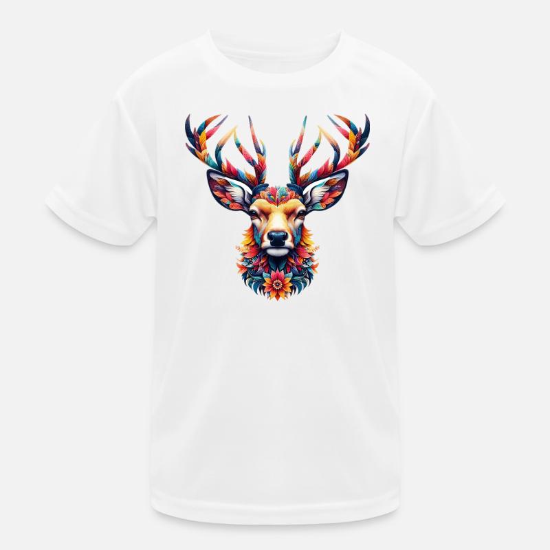 Cerf T-shirt sport Enfant