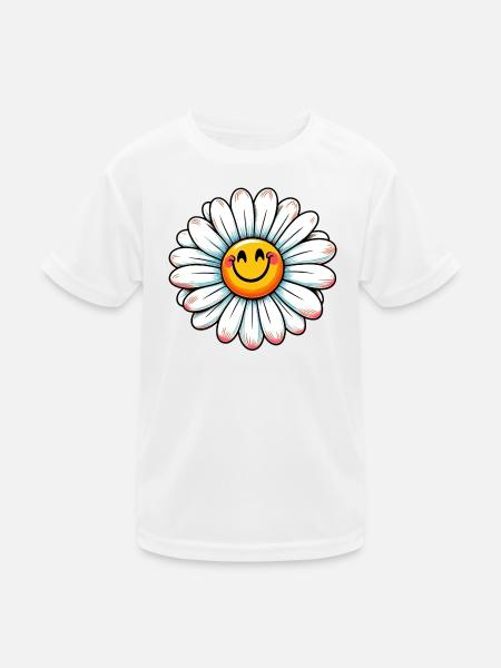 Daisy - Kids Functional T-Shirt - white - Front