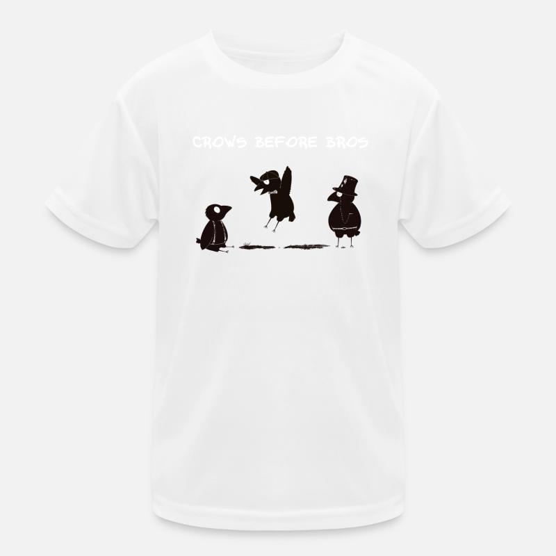 crows before bros Kids Functional T-Shirt