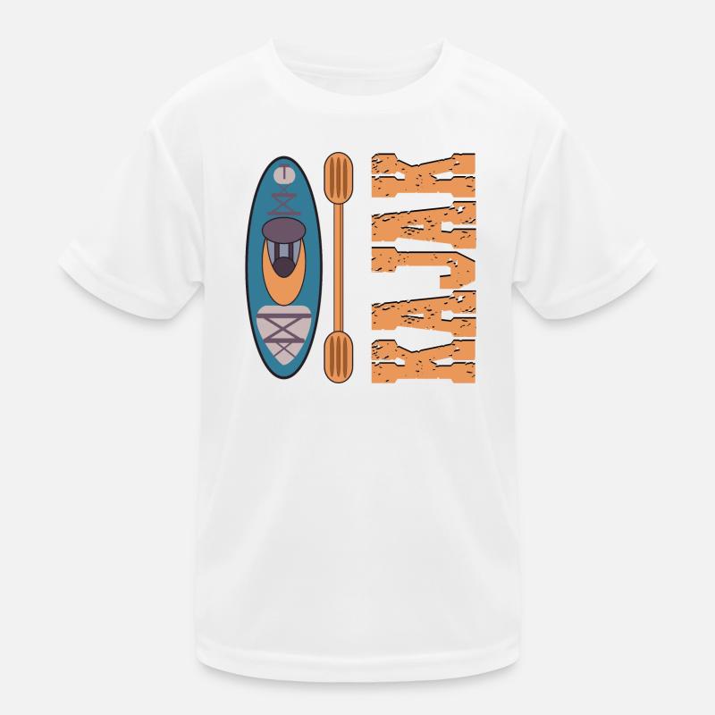 KAYAK PADDLE BOAT Kids Functional T-Shirt