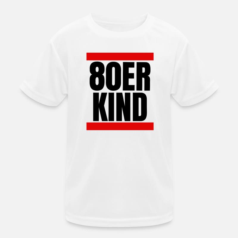 80er Kind Kinder Funktions-T-Shirt
