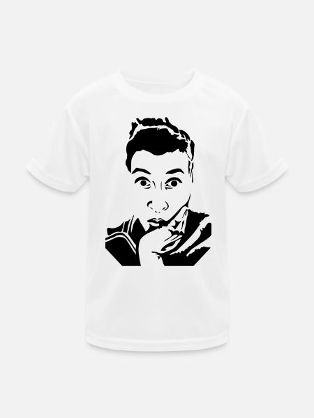 Glamour-Rebel Vol.3 - Kinder Funktions-T-Shirt - Weiß - Vorne