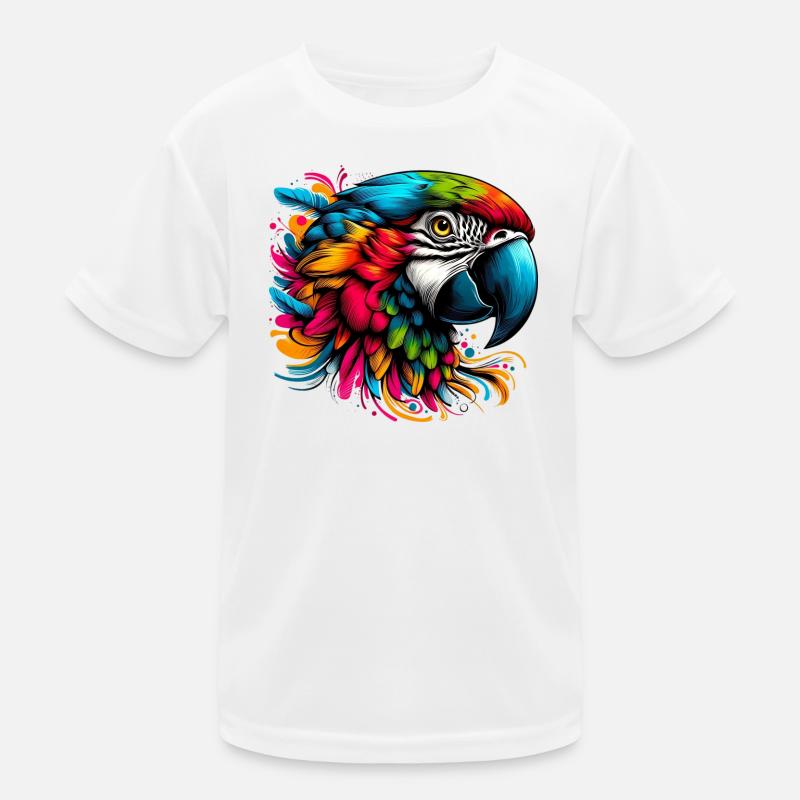Papagei Kinder Funktions-T-Shirt