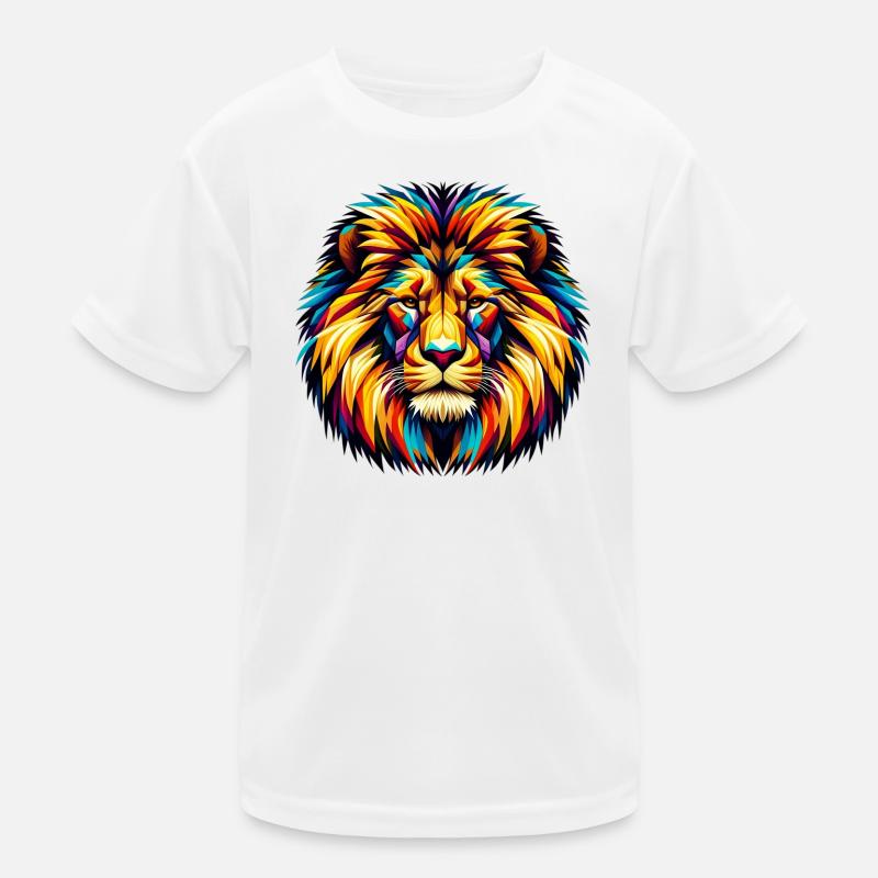 Löwe Kinder Funktions-T-Shirt