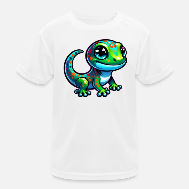 Gecko Kinder Funktions-T-Shirt