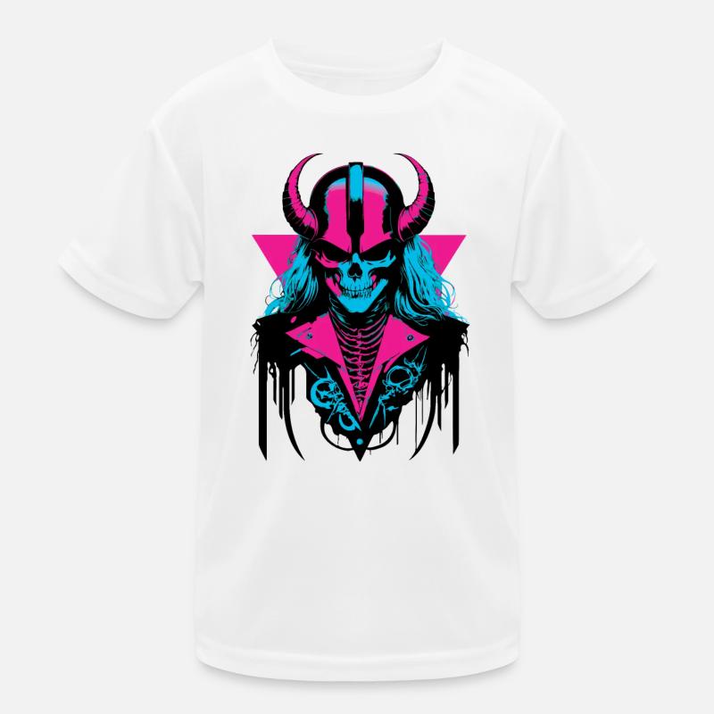 Retro Zombie T-shirt sport Enfant