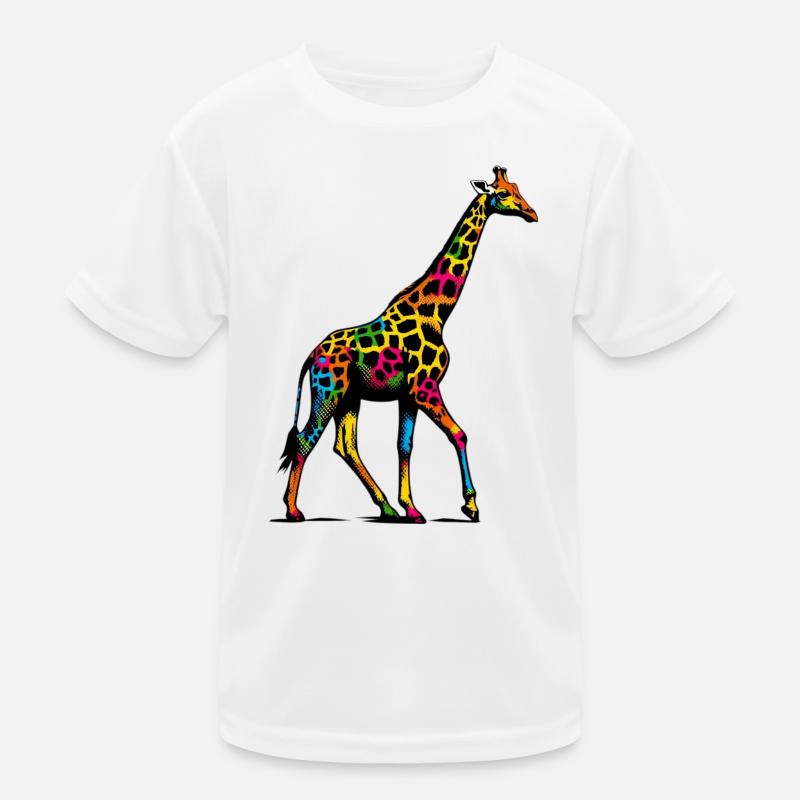 Giraffe Kinder Funktions-T-Shirt