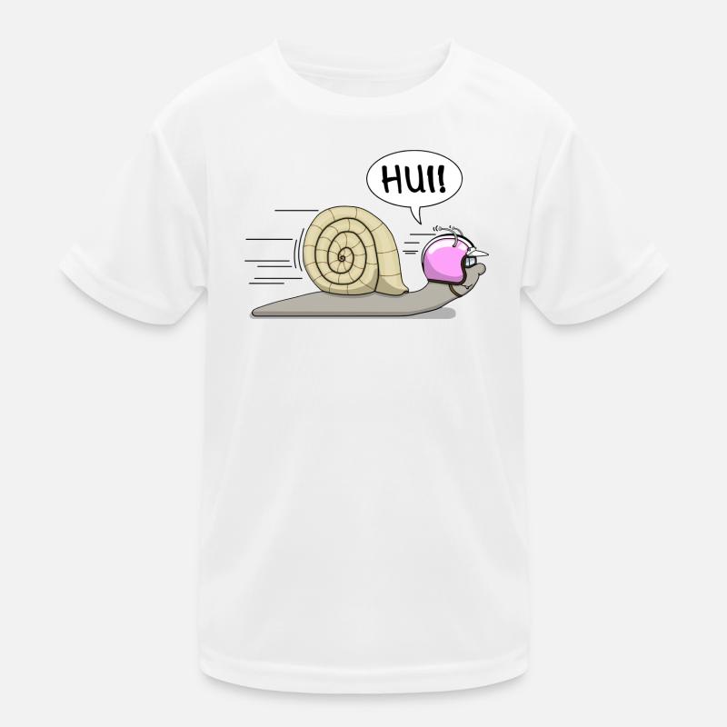 Escargot de course - maintenant aussi en rose T-shirt sport Enfant