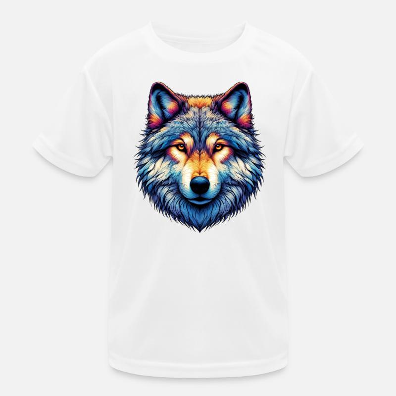 Wolf Kinder Funktions-T-Shirt