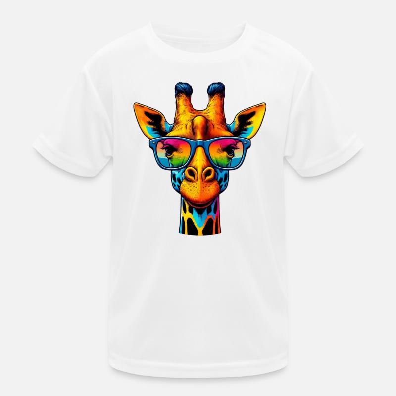 Giraffe Kinder Funktions-T-Shirt