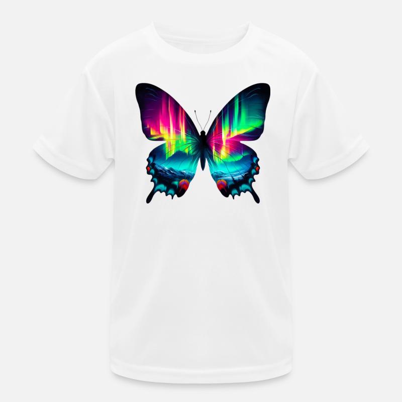 Butterfly - Kids Functional T-Shirt - white