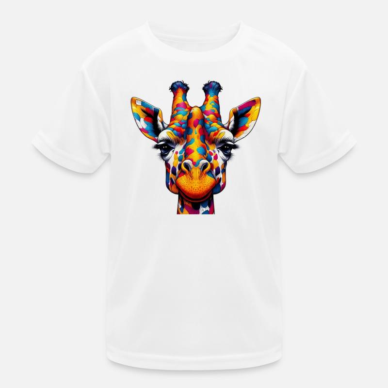 Giraffe Kinder Funktions-T-Shirt