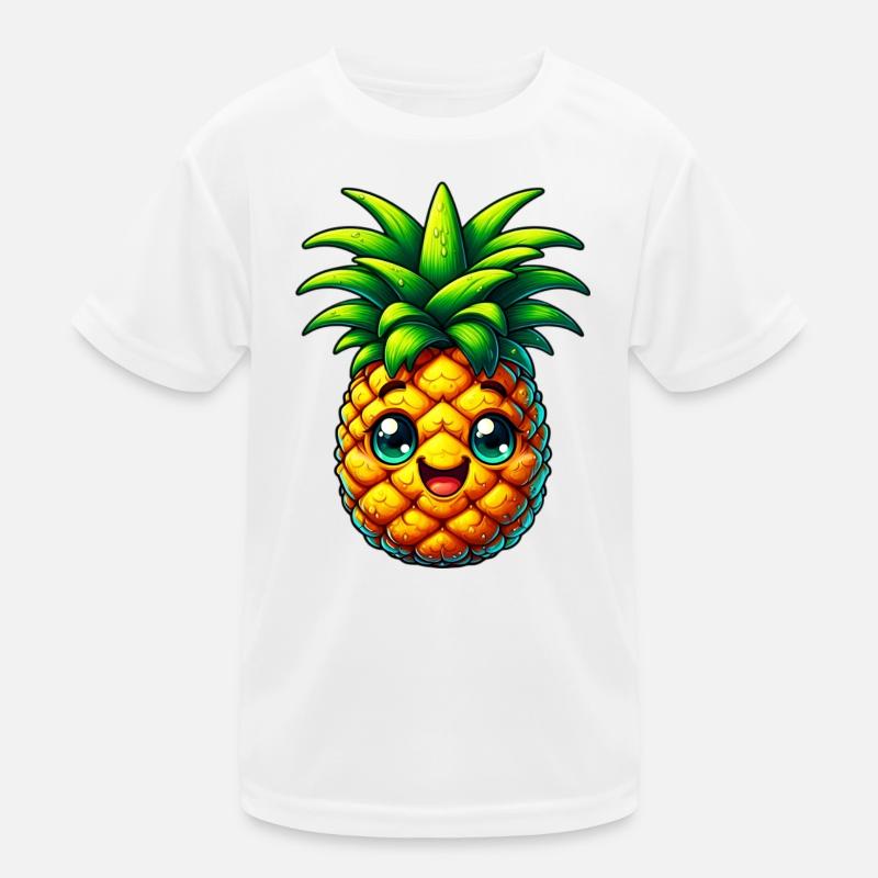 Ananas Kinder Funktions-T-Shirt