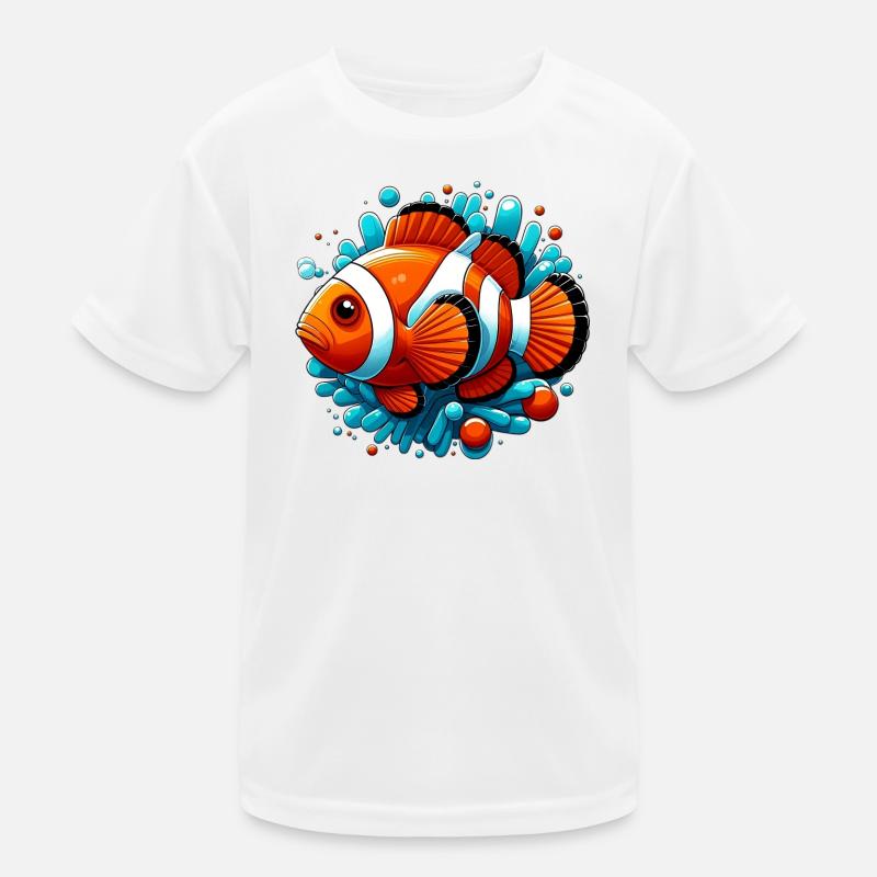 Clownfisch Kinder Funktions-T-Shirt