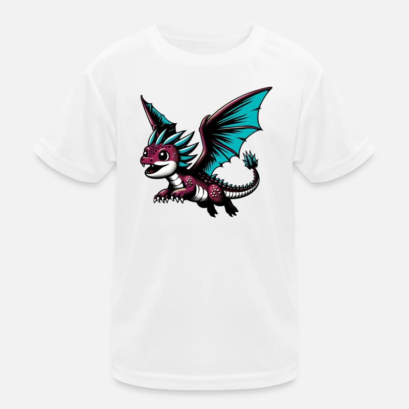 Drache Kinder Funktions-T-Shirt