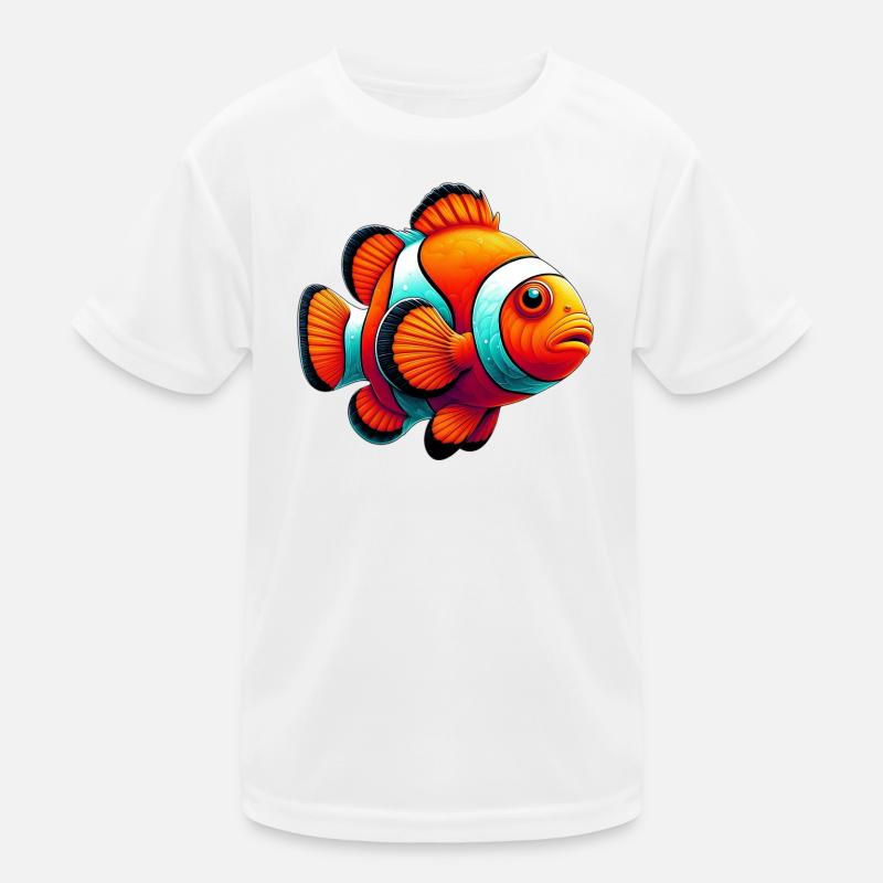 Clownfisch Kinder Funktions-T-Shirt