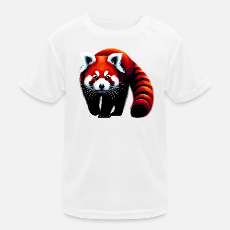 Panda roux T-shirt sport Enfant