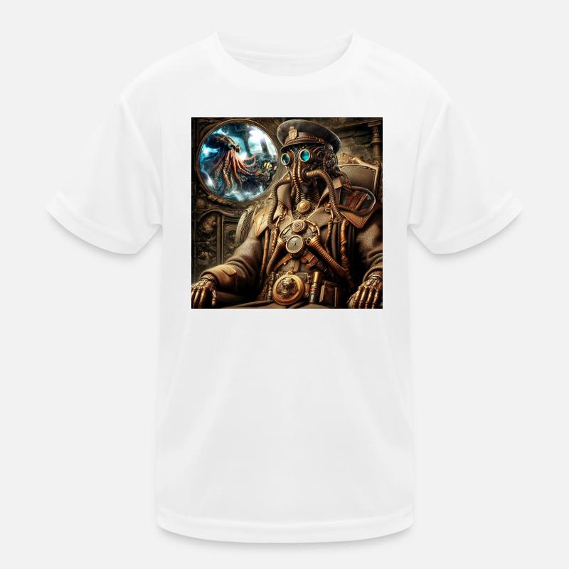 Capitaine Nemo Steampunk T-shirt sport Enfant