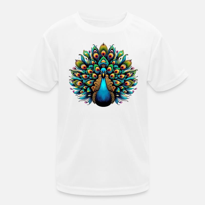 Peacock Kids Functional T-Shirt