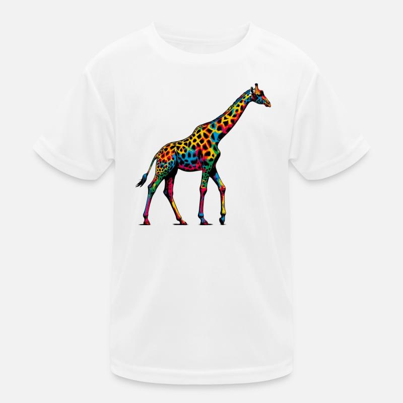 Giraffe Kinder Funktions-T-Shirt