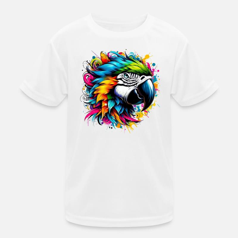 Perroquet T-shirt sport Enfant