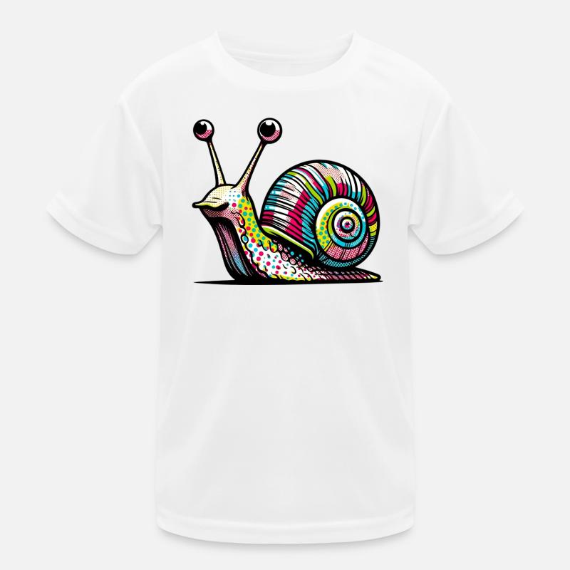 Escargot T-shirt sport Enfant