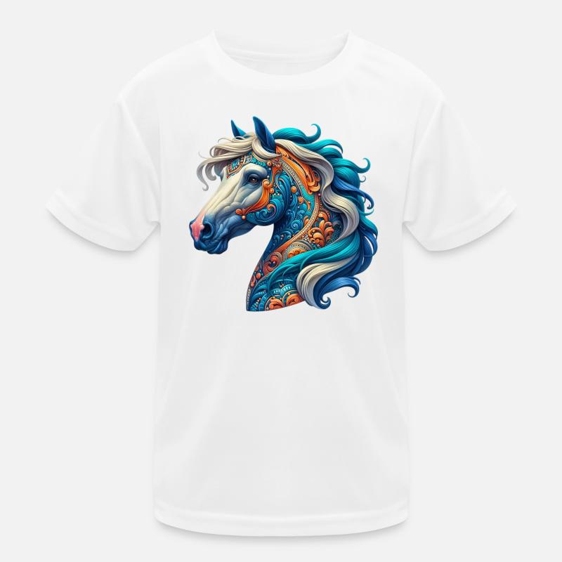 Cheval T-shirt sport Enfant
