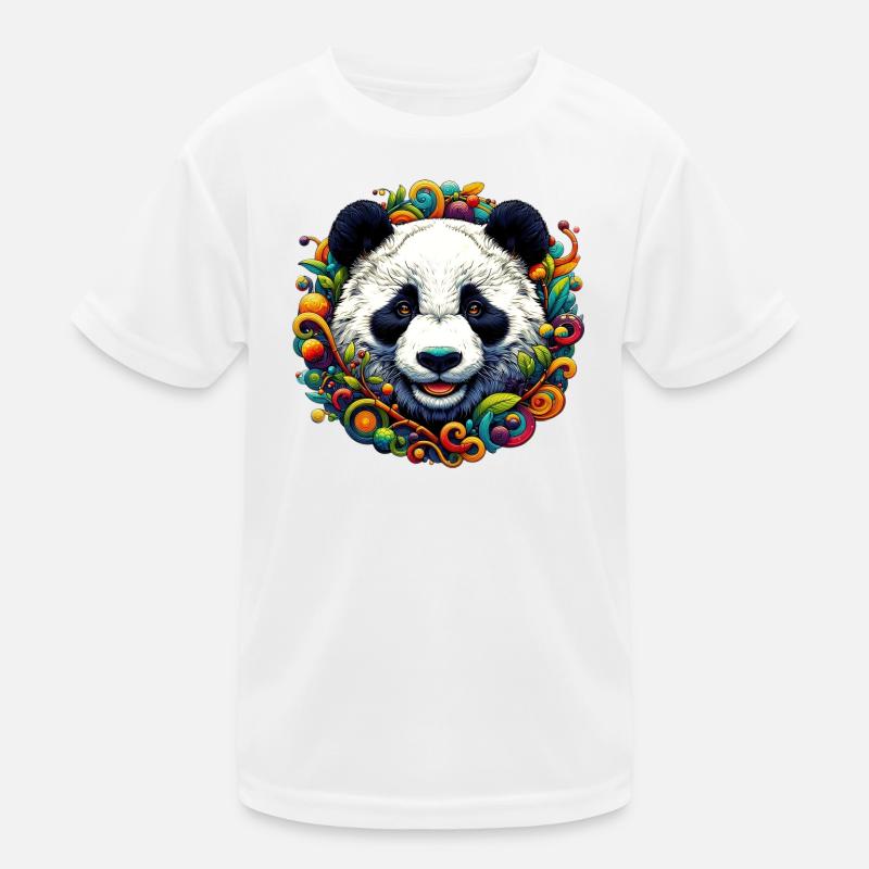 Panda - Kids Functional T-Shirt - white