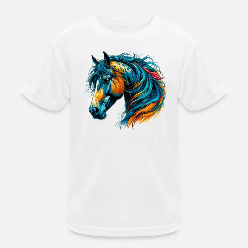 Cheval T-shirt sport Enfant