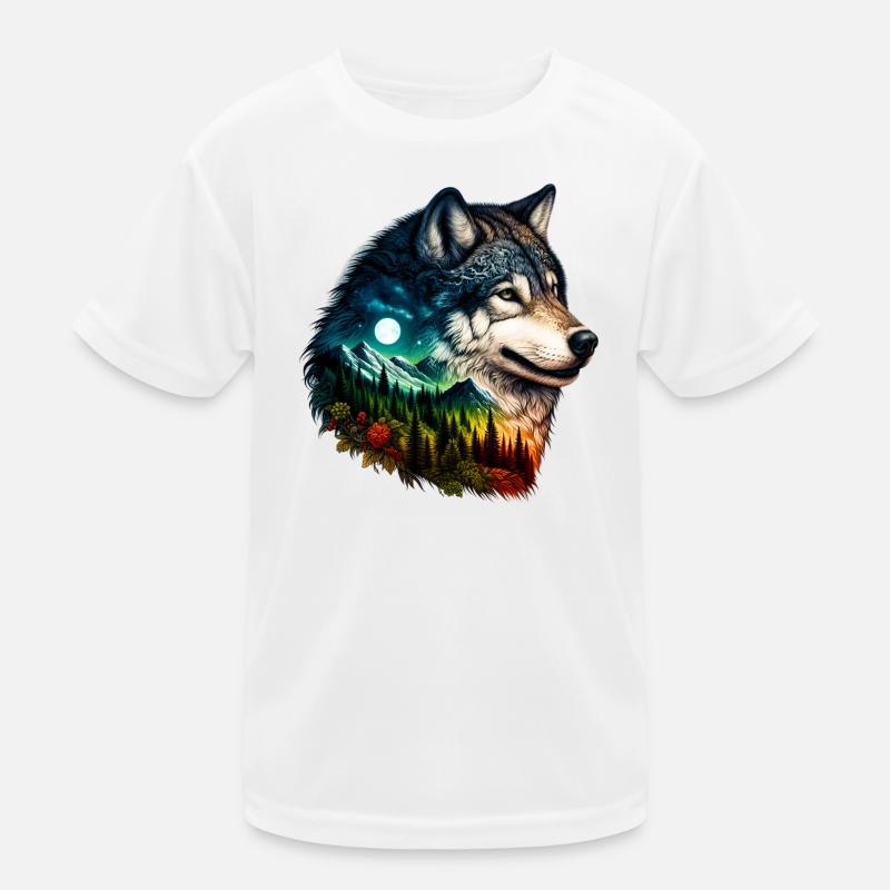 Loup T-shirt sport Enfant
