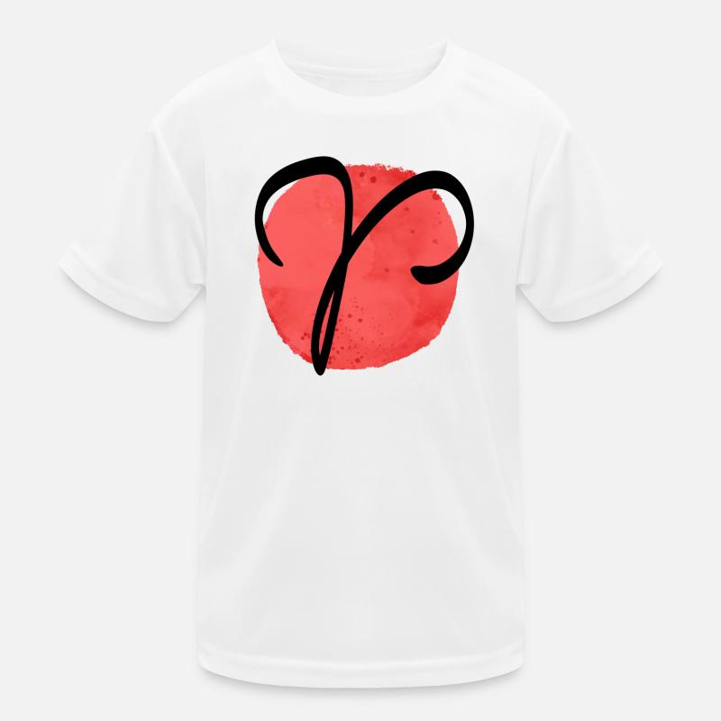 Sternzeichen Widder Kinder Funktions-T-Shirt