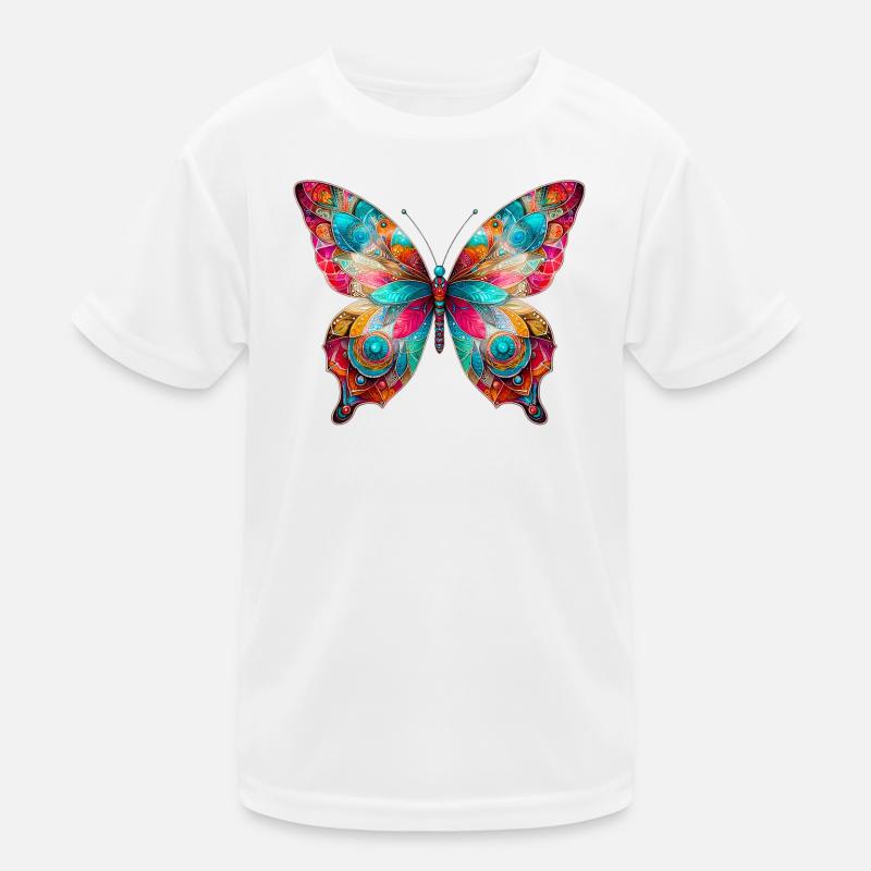 Schmetterling Kinder Funktions-T-Shirt