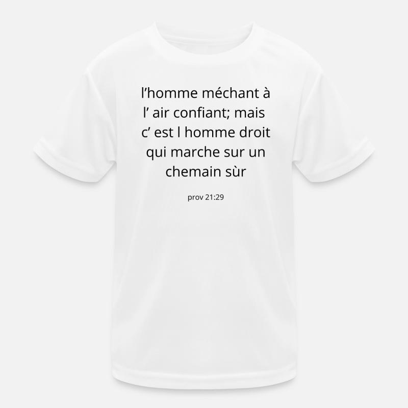 Proverbe T-shirt sport Enfant