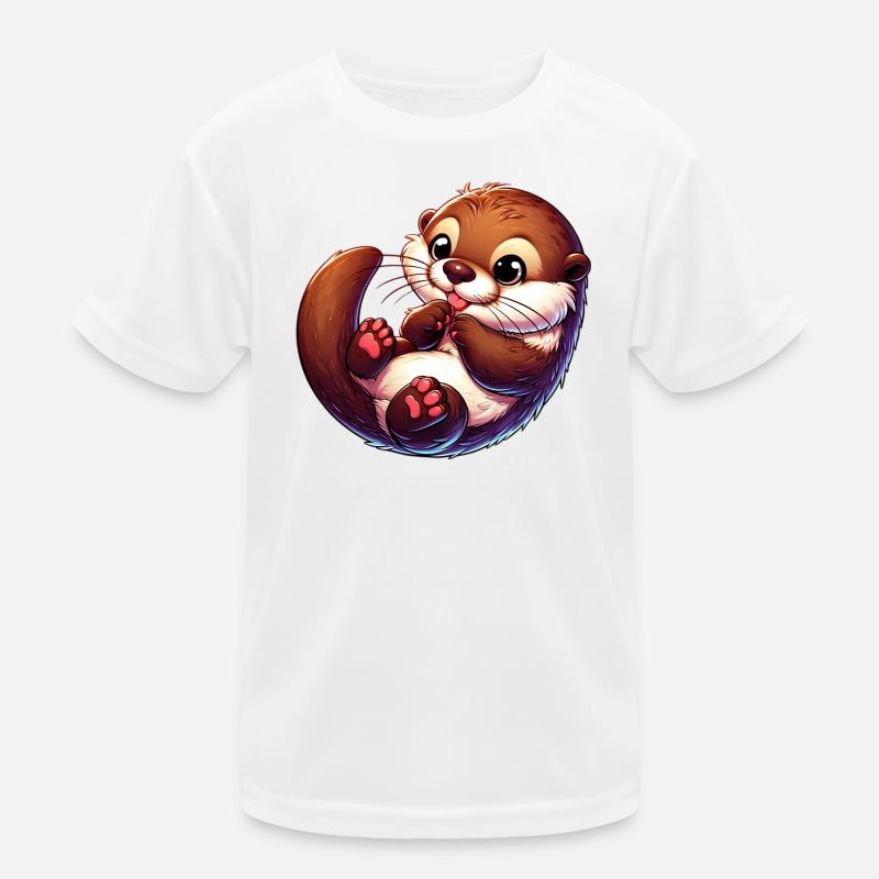 Otter Kinder Funktions-T-Shirt
