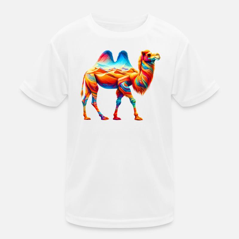 Kamel Kinder Funktions-T-Shirt