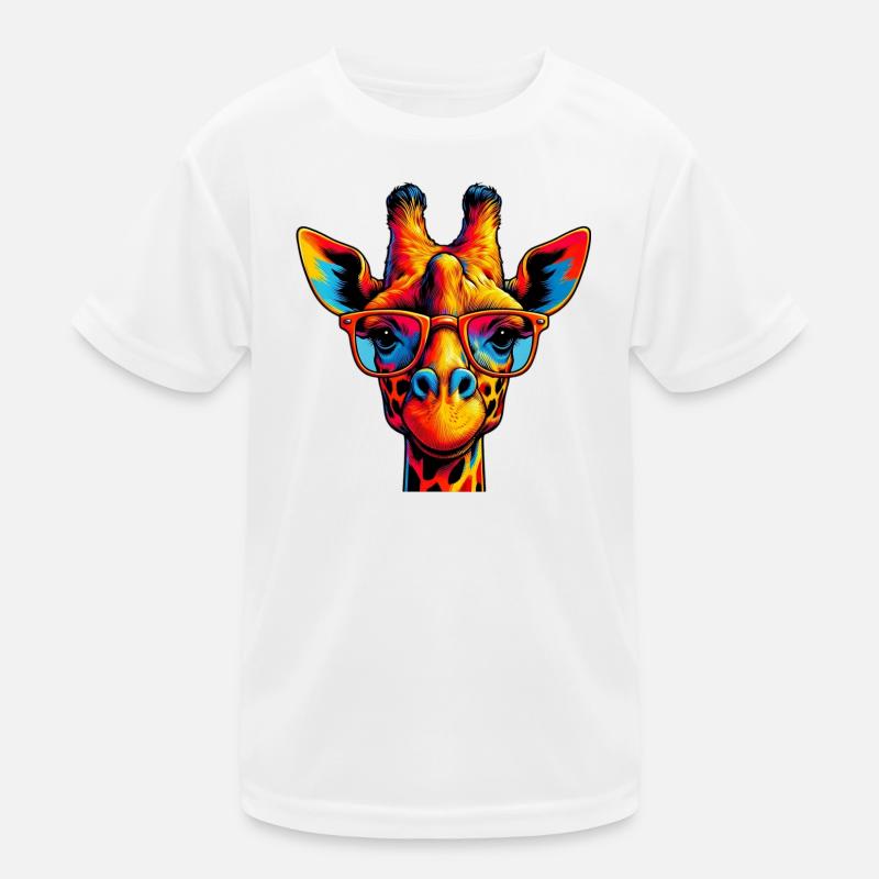Giraffe Kinder Funktions-T-Shirt