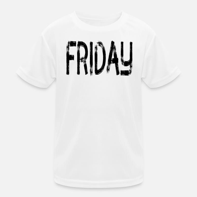 Friday Freitag Wochenende Kinder Funktions-T-Shirt