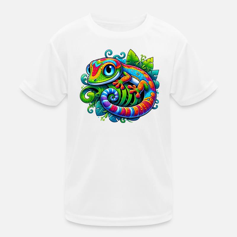 Gecko Kinder Funktions-T-Shirt