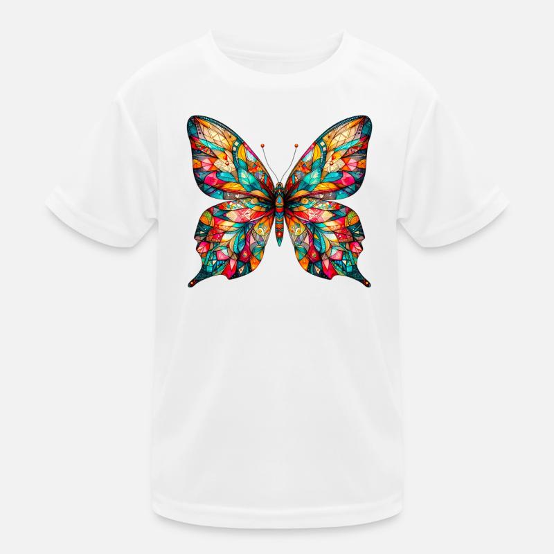 Schmetterling Kinder Funktions-T-Shirt
