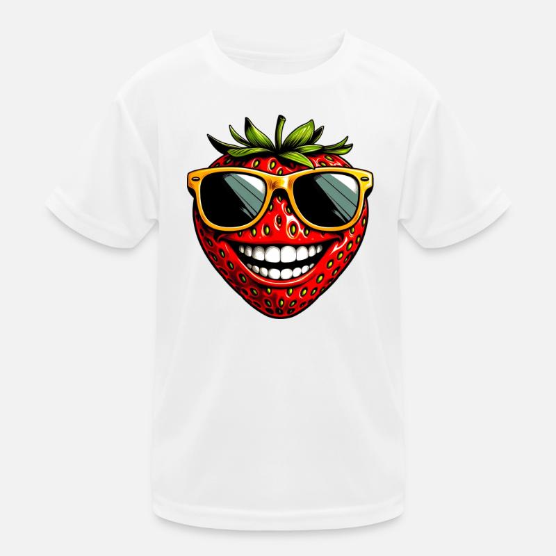 Fraise Fraises T-shirt sport Enfant