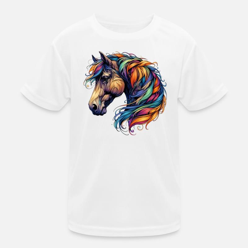 Cheval T-shirt sport Enfant