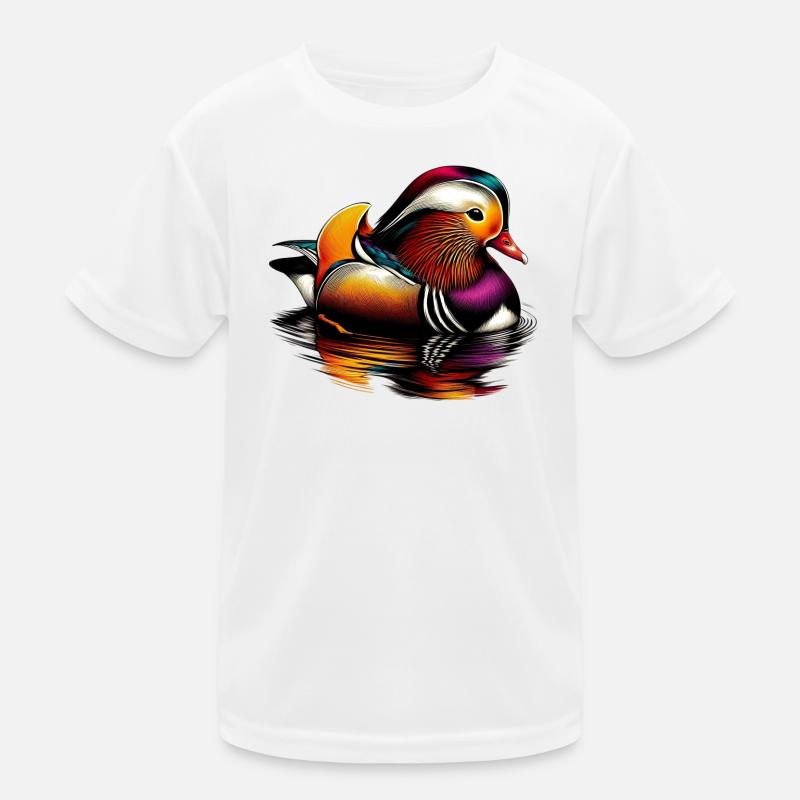 Mandarinente Kinder Funktions-T-Shirt