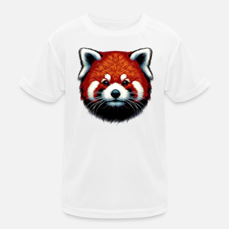 Kleiner Panda Kinder Funktions-T-Shirt