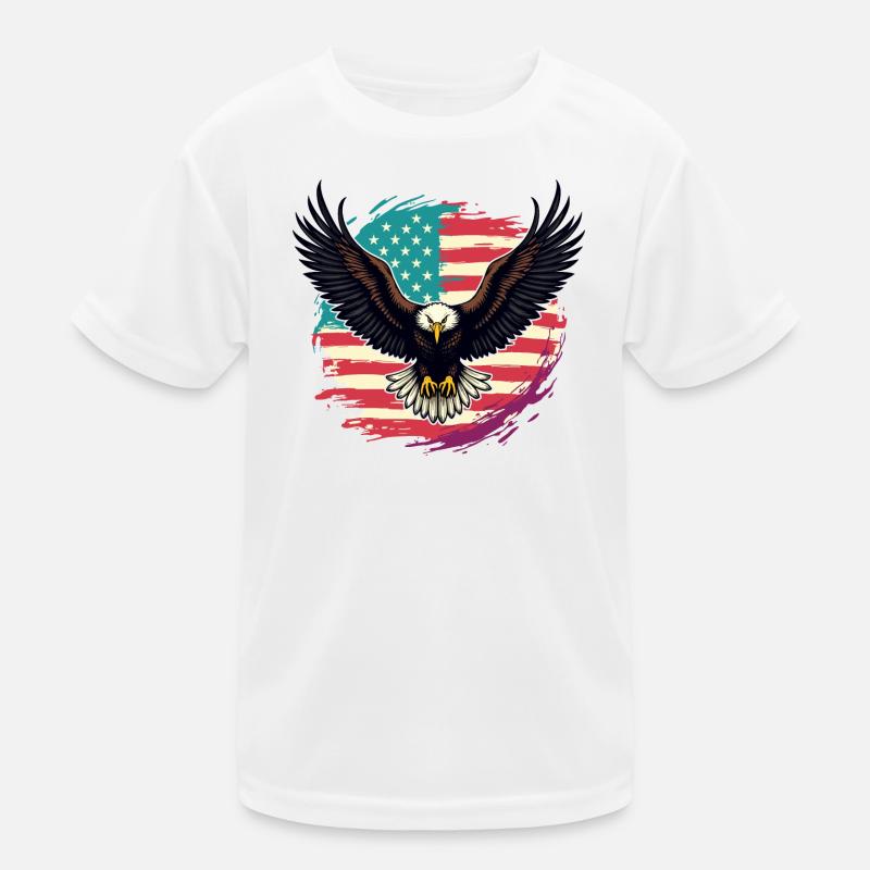 Bald eagle Kids Functional T-Shirt