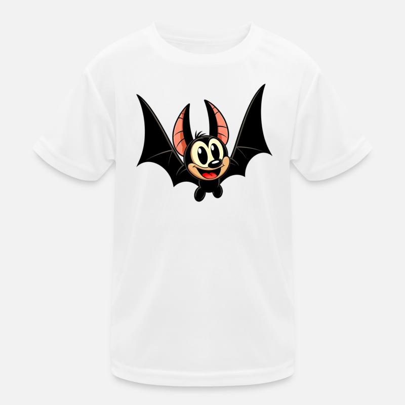 Bat - Kids Functional T-Shirt - white