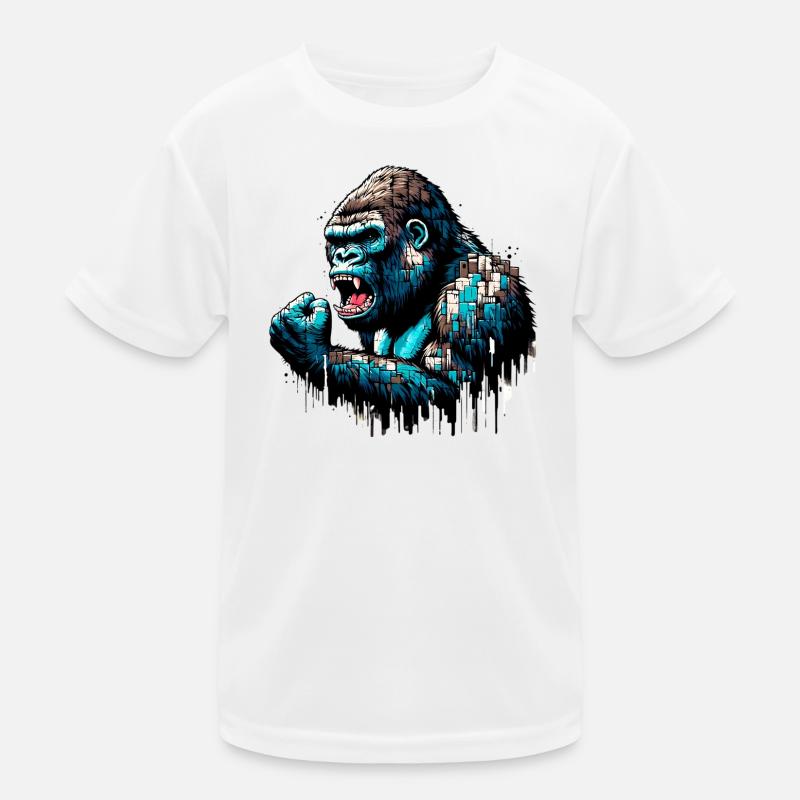 Gorilla Kinder Funktions-T-Shirt