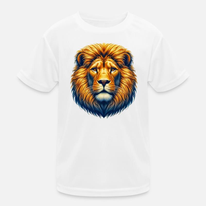 Löwe Kinder Funktions-T-Shirt