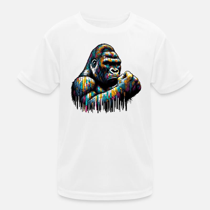 Gorilla Kinder Funktions-T-Shirt