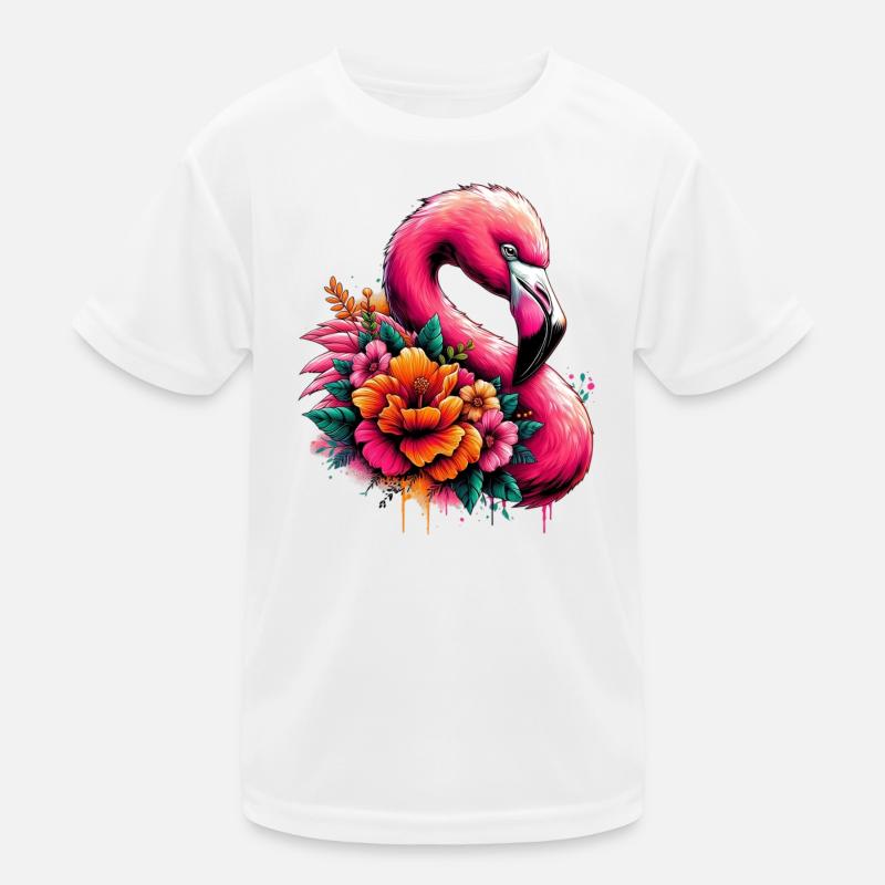 Flamant T-shirt sport Enfant