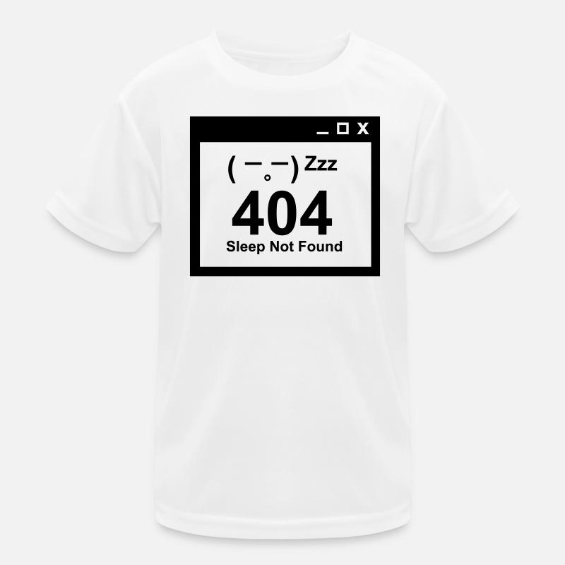 404 Sleep Not Found - Nerd Eltern Design Kinder Funktions-T-Shirt